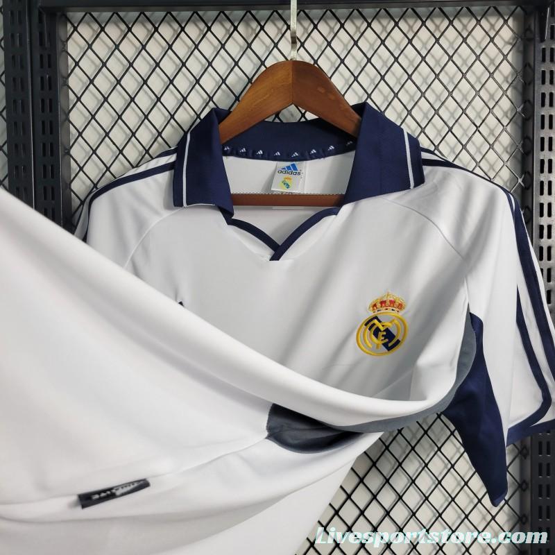 Retro 00-01 Real Madrid Home Jersey