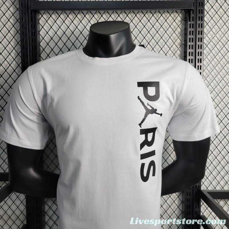 2023 NIKE PSG White T-shirts