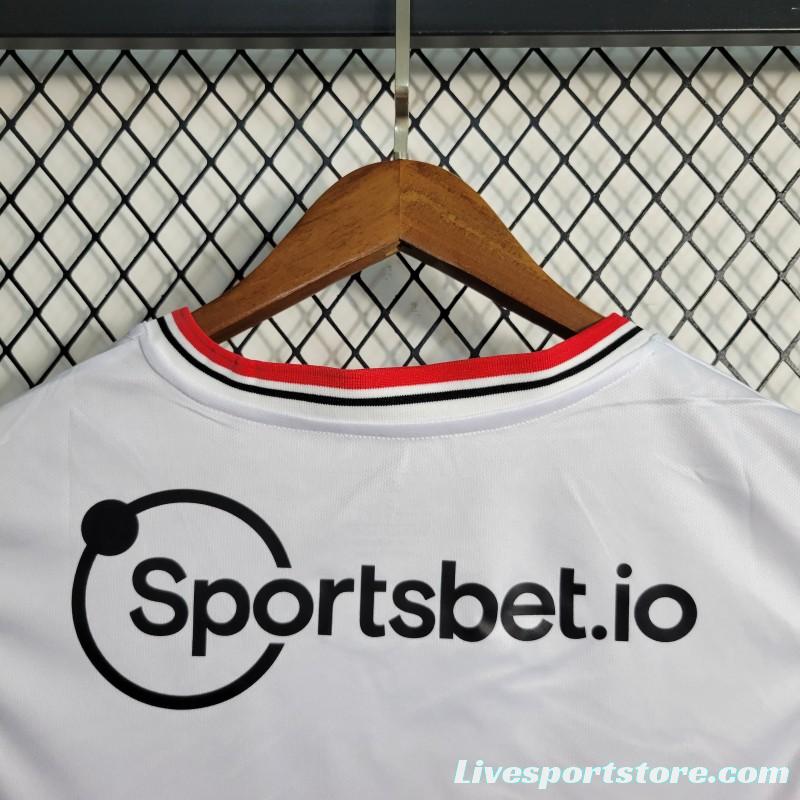 22-23 Sao Paulo Home Vest White Jersey