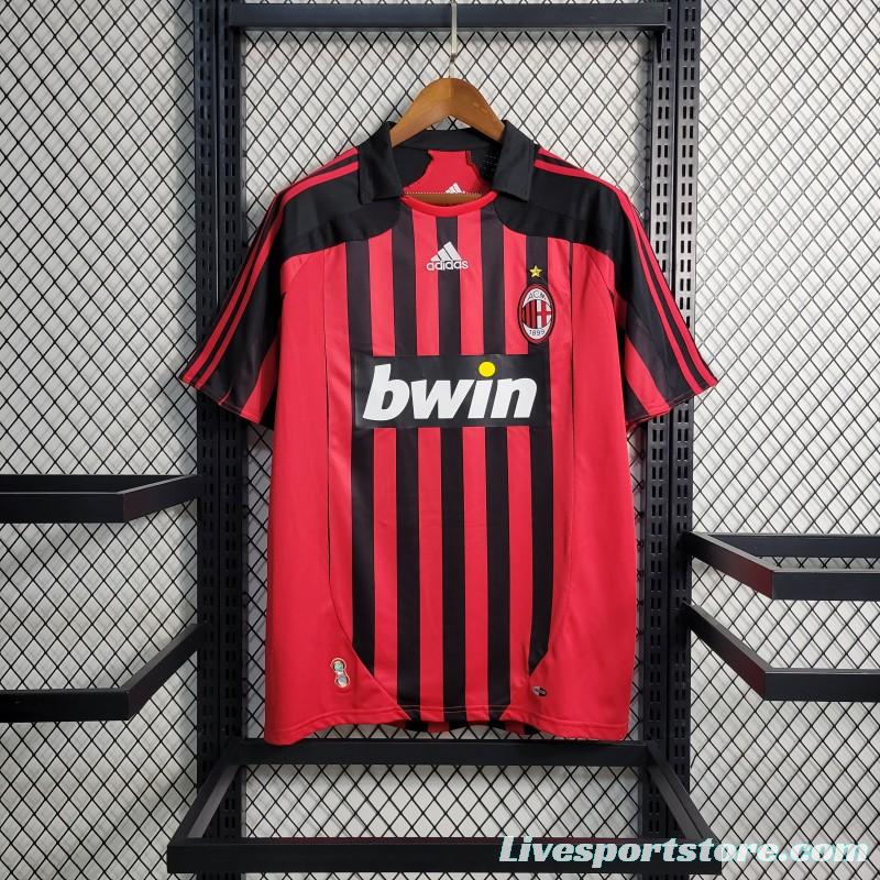 Retro 07-08 AC Milan Home Jersey