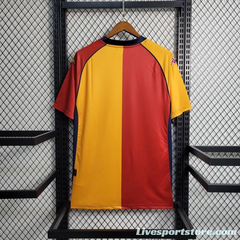 Retro 01/02 Roma Home European Jersey