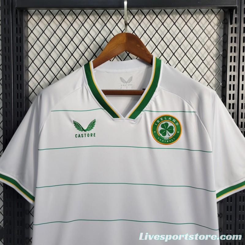 2023 Ireland Away White Soccer Jersey