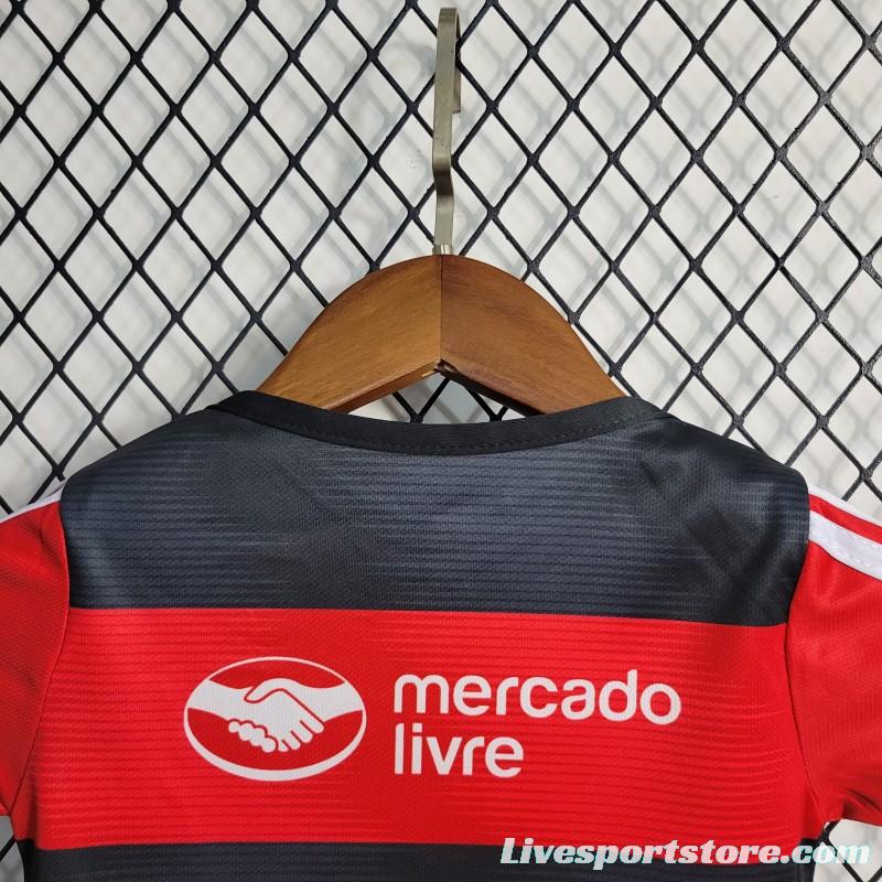 23-24 Flamengo Home Soccer Jersey Baby  6-18 Month