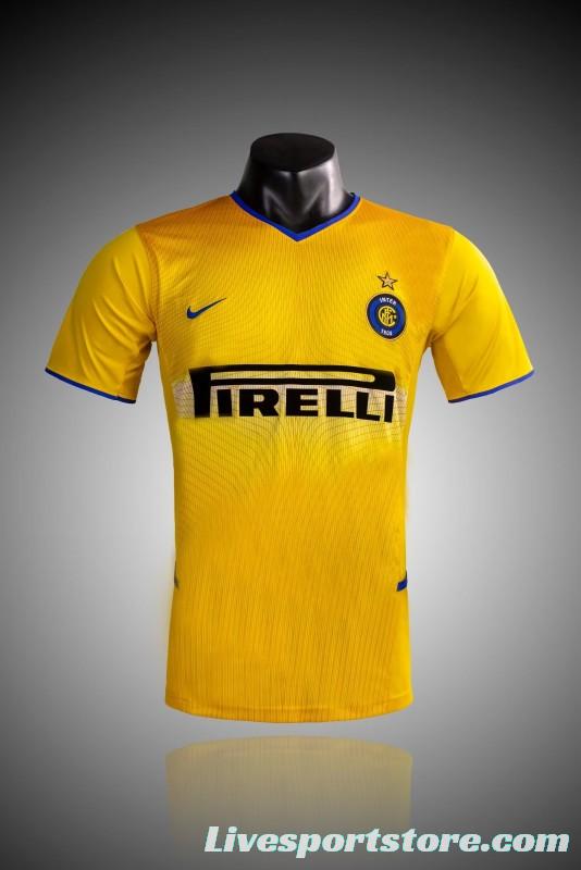 Retro 02/03 Inter Milan Third Yellow Jersey