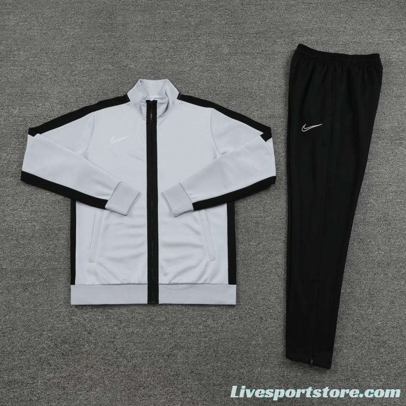 2023 Nike Grey Full Zipper  Jacket +Pants