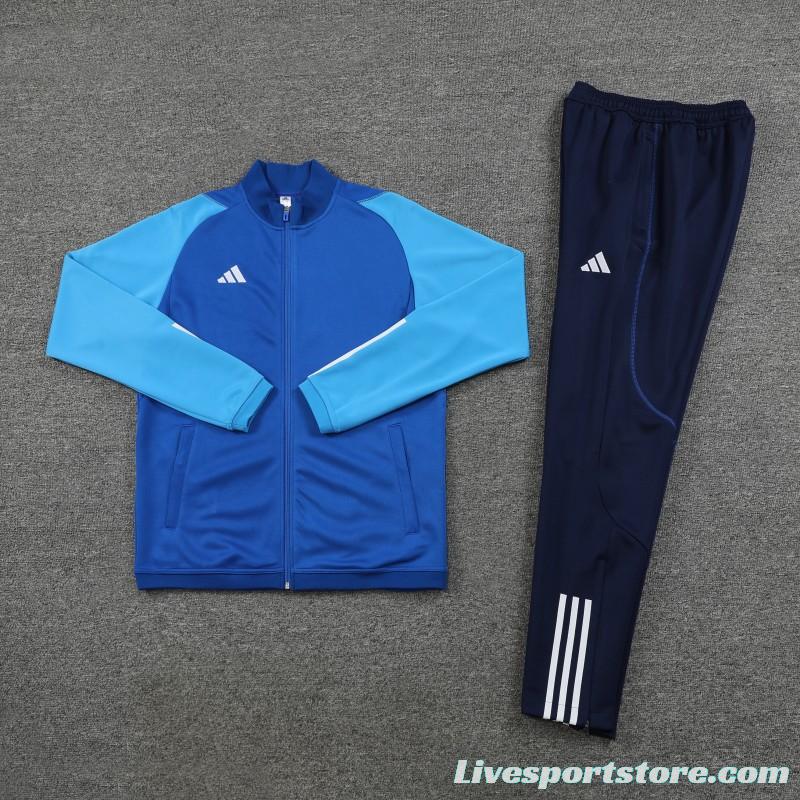 2023 Adidas Blue Full Zipper Jacket +Pants