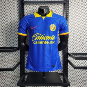 Player Version 23-24 Club America Away Blue Jersey