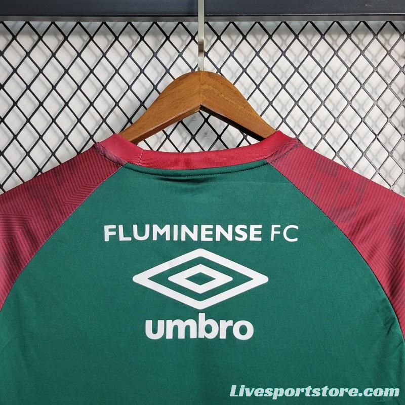 23-24 Fluminense Celestial Training Jersey Green+Red