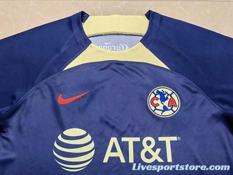 23/24 Club America Navy Training Jersey