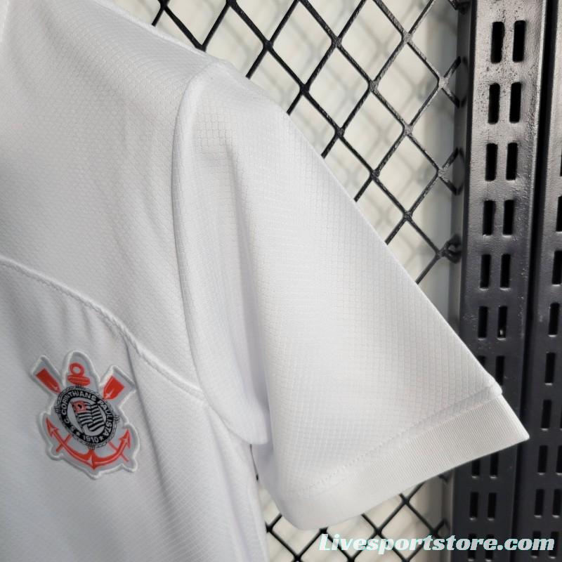 23-24 Kids Corinthians Home Jersey Size 16-28