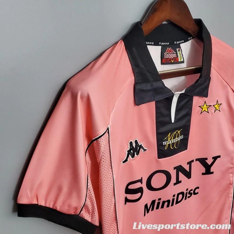 Retro 97/98 Juventus Away Pink Jersey