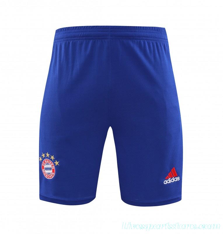 23-24 Bayern Munich Red/Blue Vest Jersey+Shorts