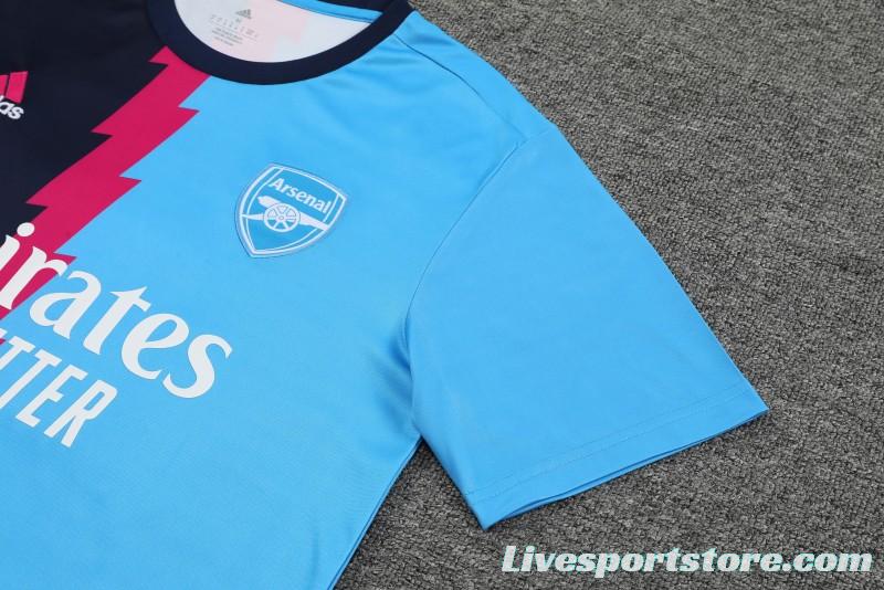 23-24 Arsenal Blue/Navy Short Sleeve+Shorts