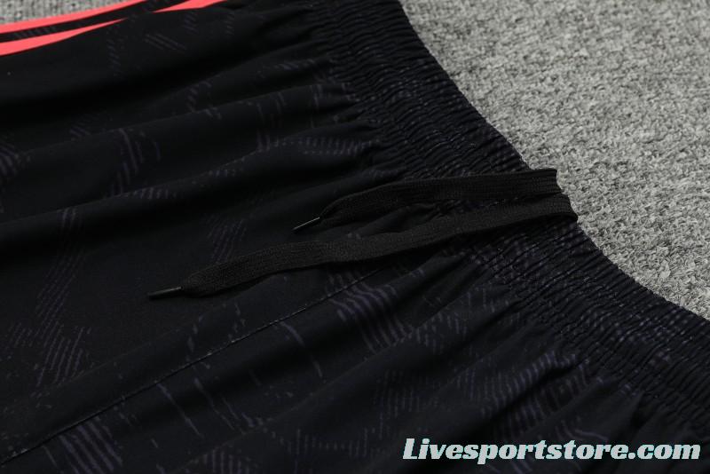 23-24 Arsenal Black Pattern Special Short Sleeve+Shorts