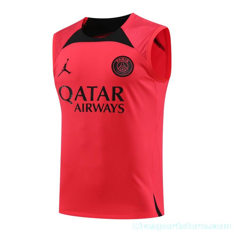 23-24 PSG Carmine Vest Jersey+Shorts