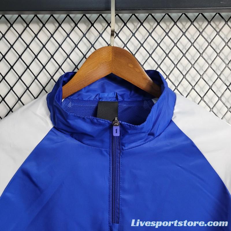 23-24 Flamengo Blue Windbreaker