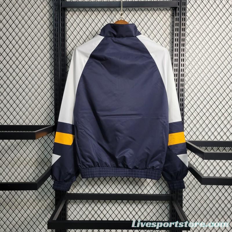 23-24 Flamengo Navy White Windbreaker