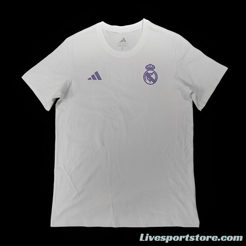 23/24 Real Madrid Copa Del Rey Finals Sevilia White T-Shirt