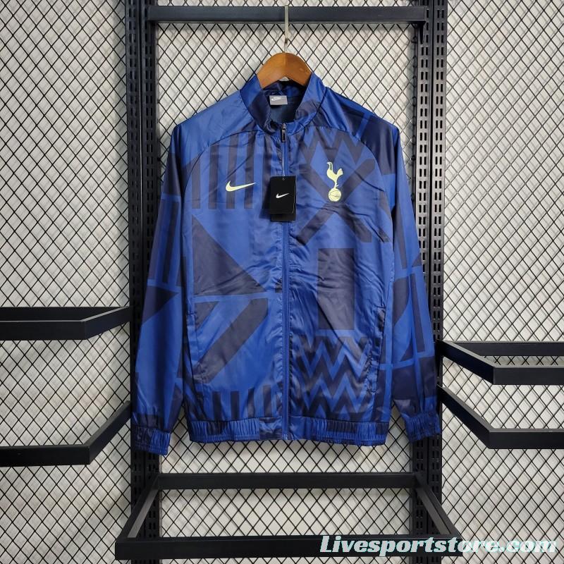 23-24 Tottenham Hotspur Navy Windbreaker