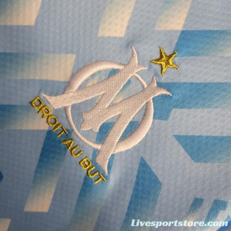 23-24 Olympique Marseille Blue Training Special Edition Jersey