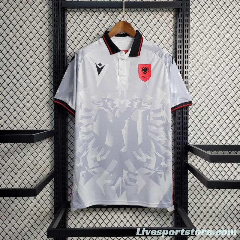 2023 Albania Away White Jersey