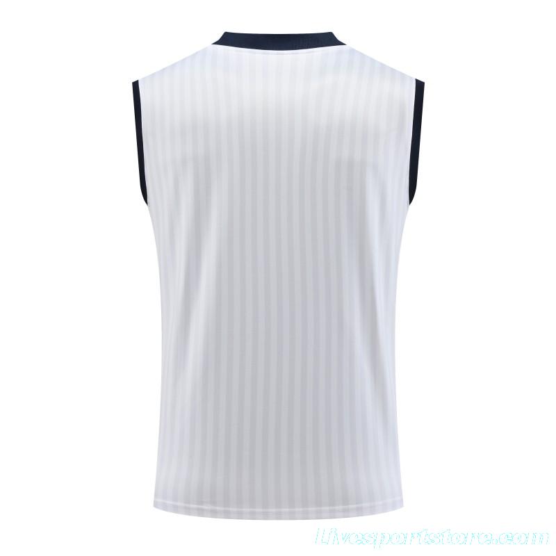 23-24 Real Madrid Remake Icon White Vest Jersey+Shorts