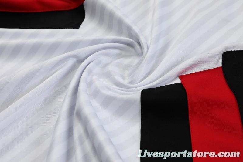 23-24 Flamengo White Remake Icon White Vest Jersey+Shorts