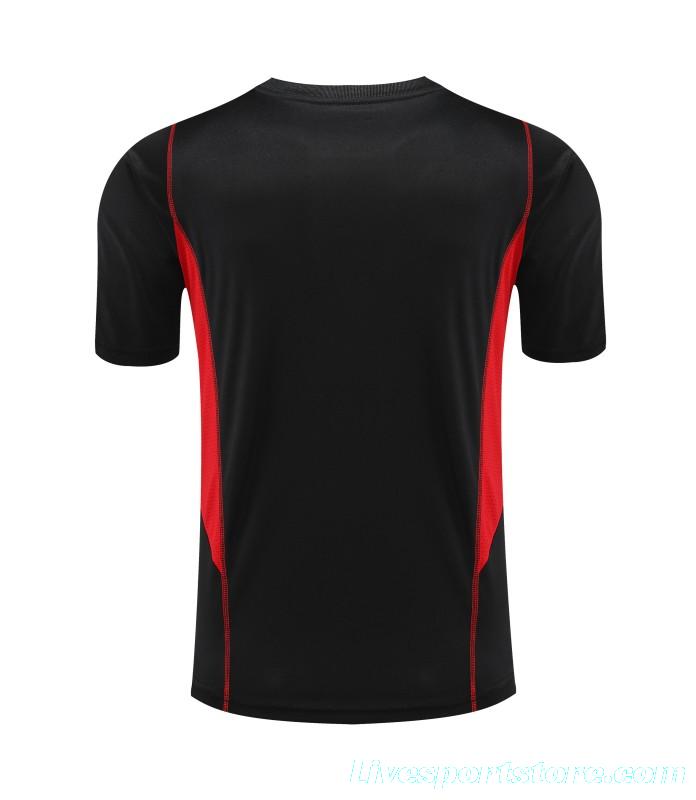 23-24 Sao Paulo Black Short Sleeve Jersey+Shorts