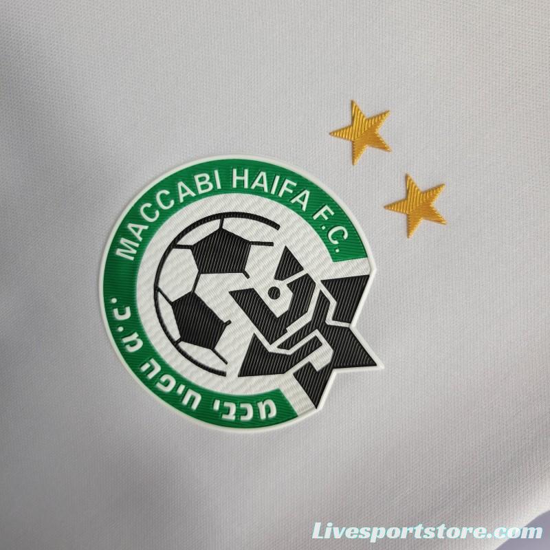 23-24 Maccabi Haifa White Champion Jersey