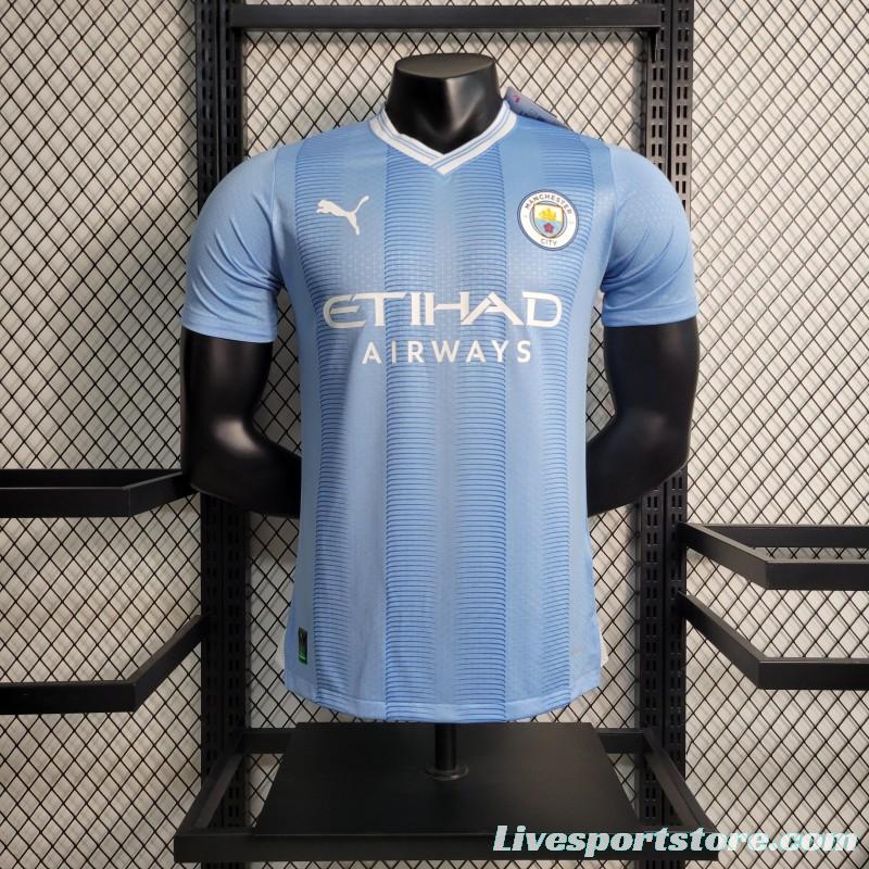 Player Version 23-24 Manchester City Home Jersey