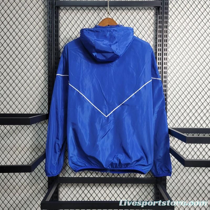 23-24 Windbreaker Yokohama F. Marinos Blue Windbreaker