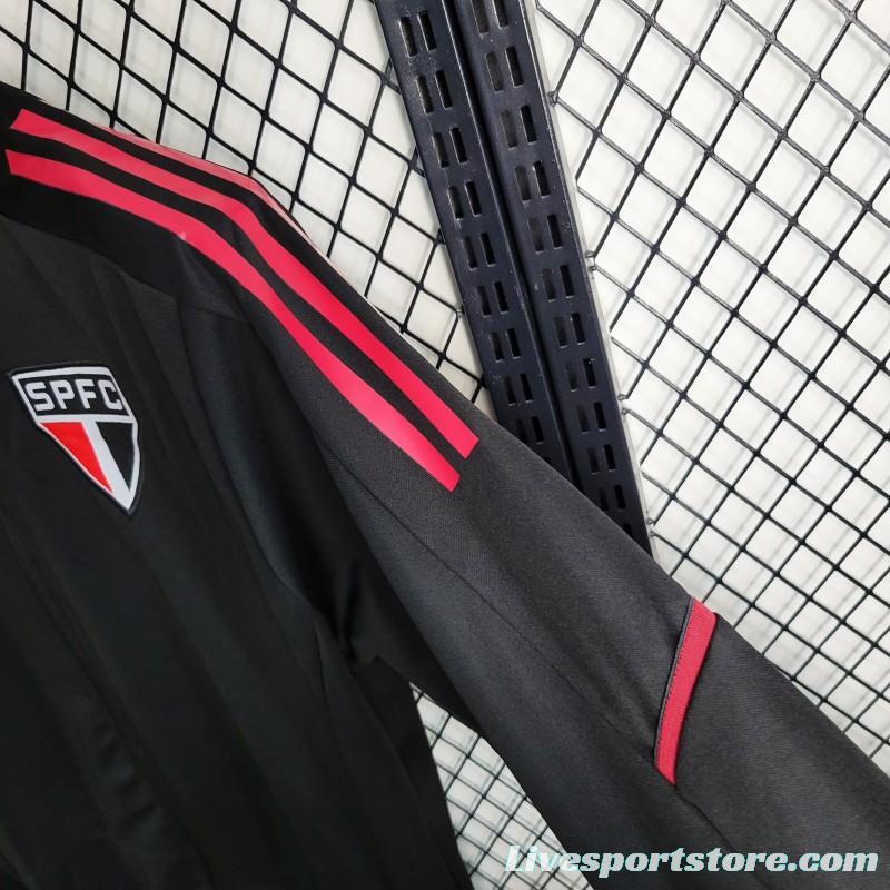 23/24 Sao Paulo Black Full Zipper Jacket