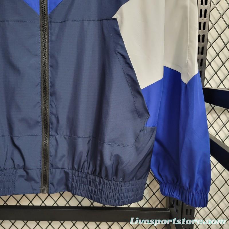 23-24 Chelsea Navy Blue Windbreaker