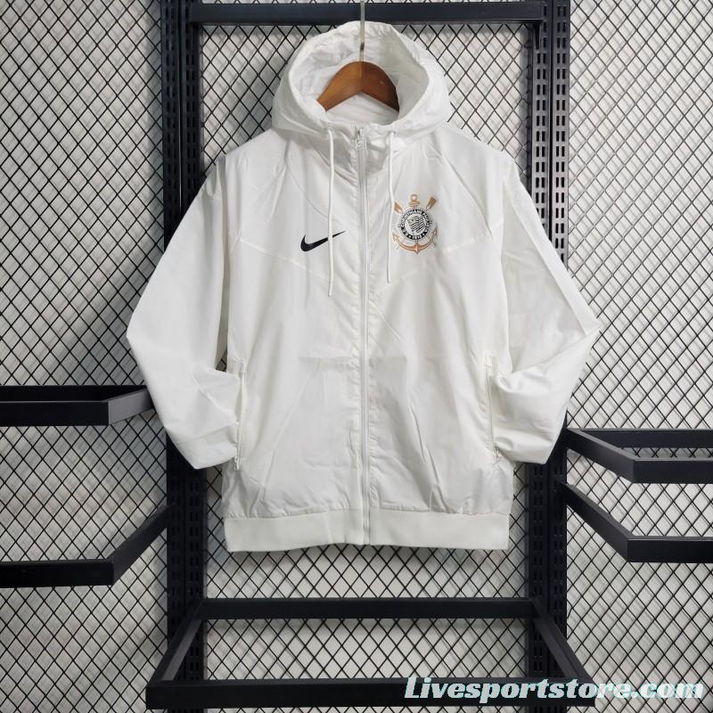 23-24 Corinthians White Windbreaker