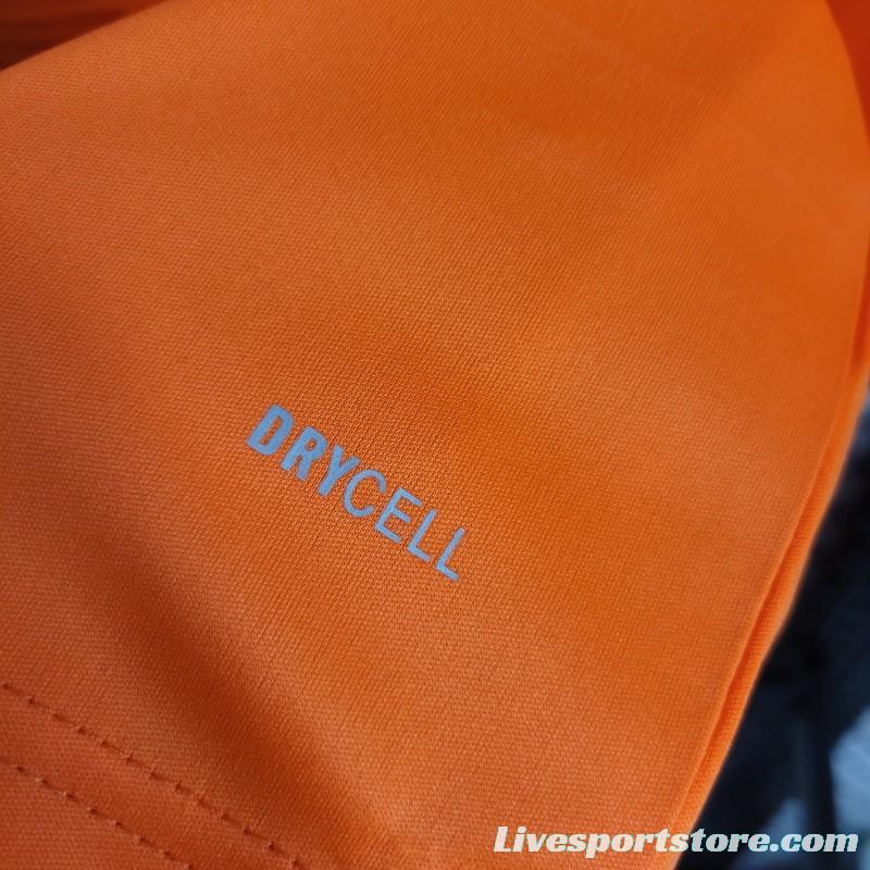 22-23 Manchester City Orange Goalkeeper Jersey