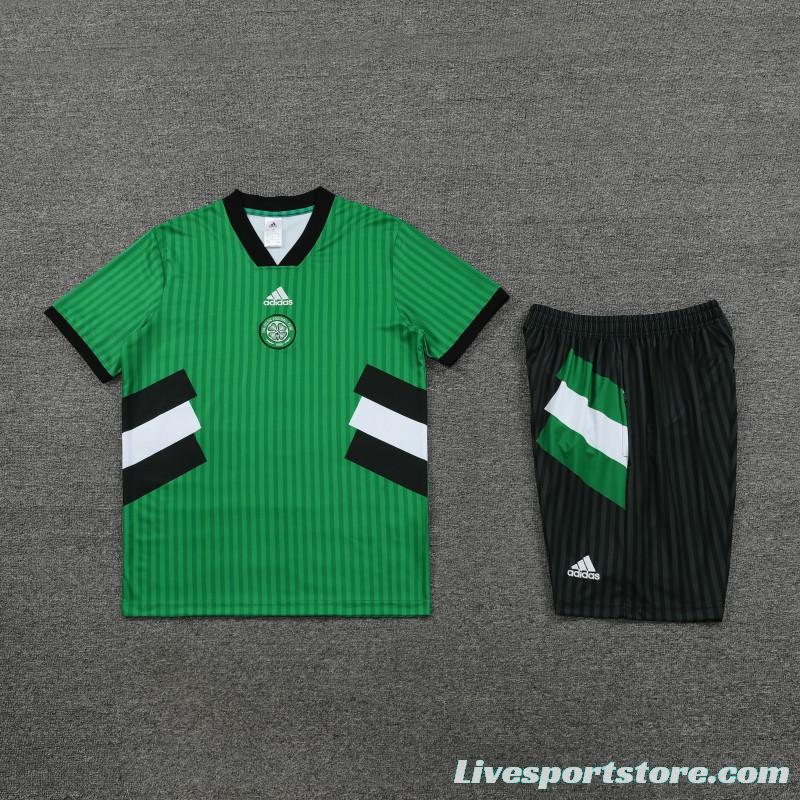 23 24 Celtic Green Remake Icon Short Sleeve+Shorts