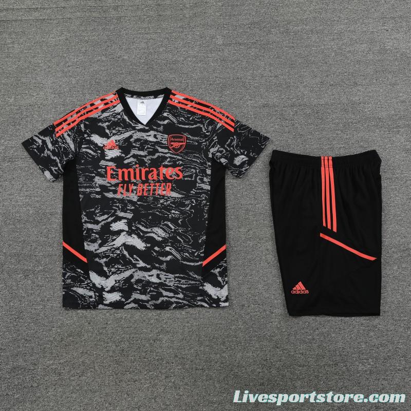 23 24 Arsenal Black Special Short Sleeve+Shorts