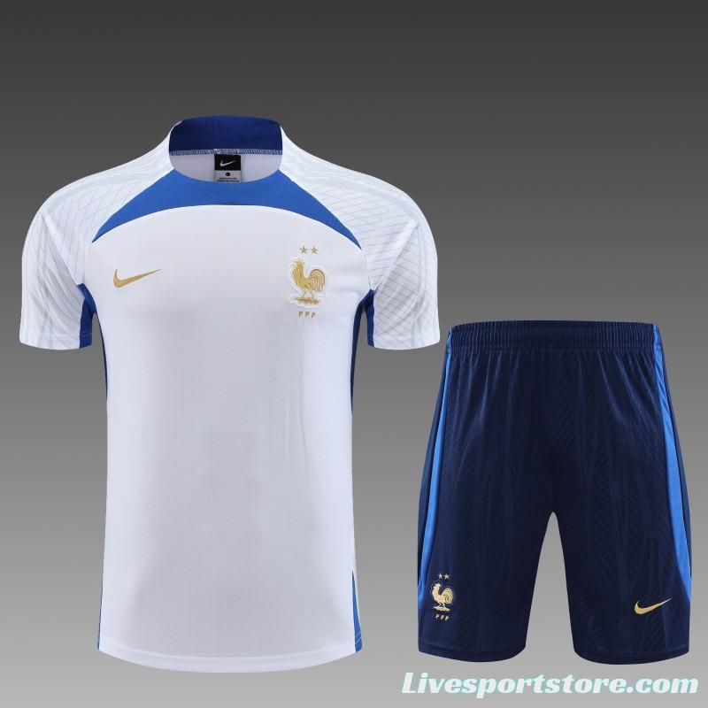 23 24 Inter Milan White Short Sleeve+Shorts