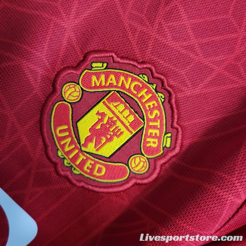 23-24 Kids Manchester United Home Jersey