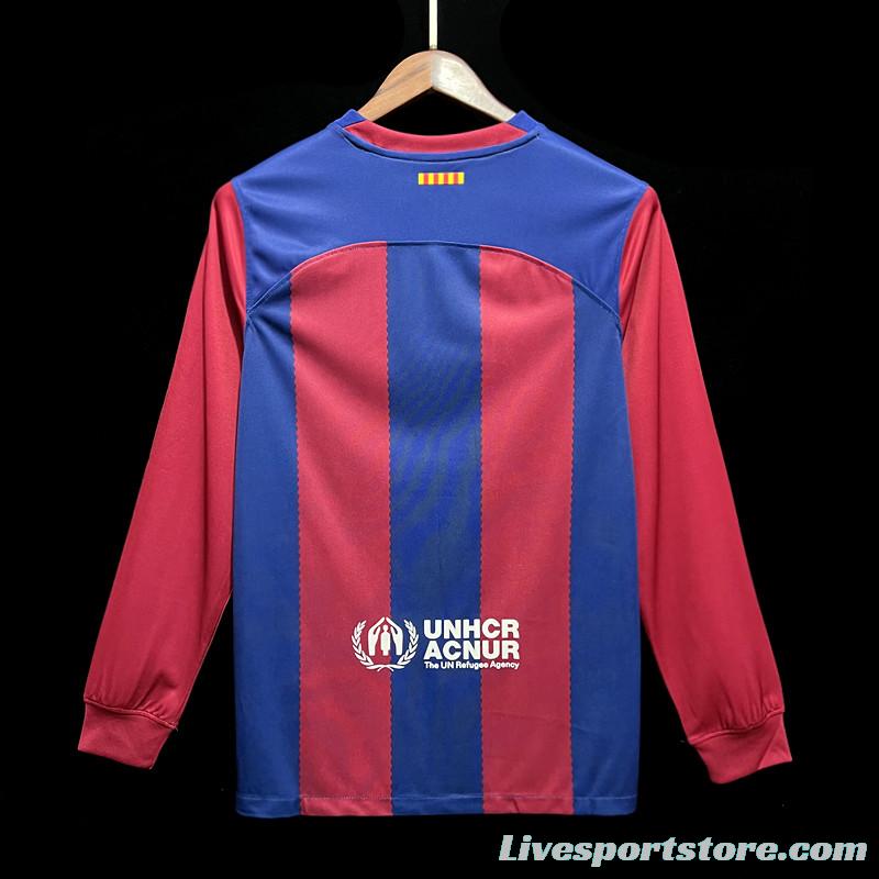 23/24 Barcelona Home Long Jersey S-4XL