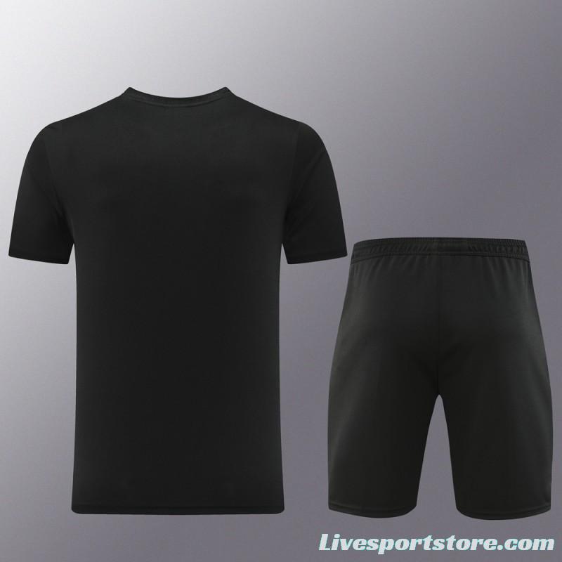 23/24 NIKE Black Short Sleeve Jersey+Pants