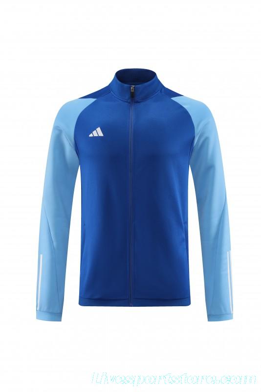 23/24 Adidas Blue Full Zipper Jacket+Pants