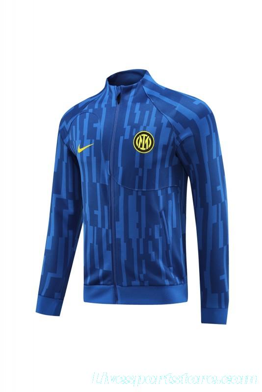 23/24 Inter Milan Blue Full Zipper Jacket+Pants