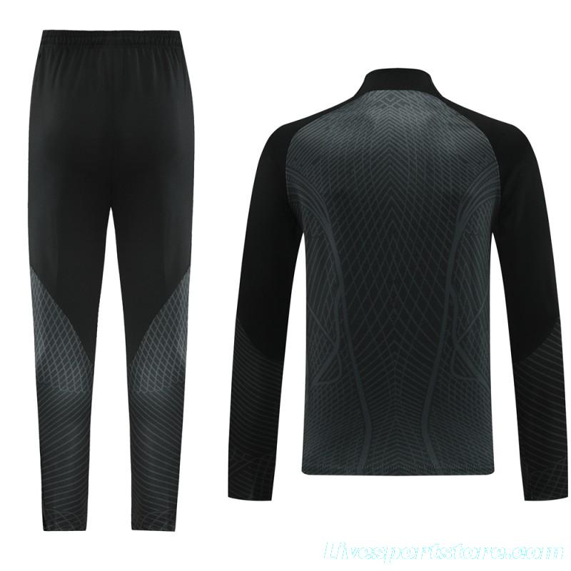 2024 Nike Black Half Zipper Jacket+Pants