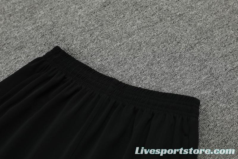 24/25 Manchester United Black Short Sleeve Jeresy+Shorts