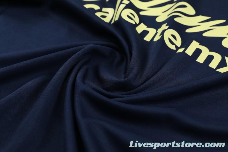 24/25 Club America Navy Short Sleeve Jeresy+Shorts