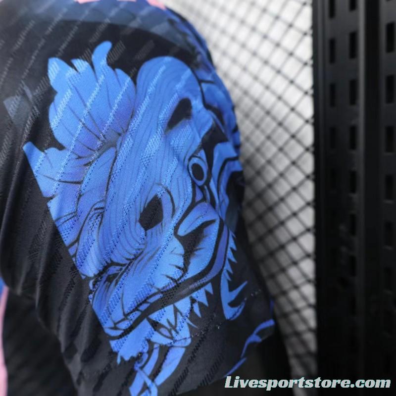 Player Version 2024 Japan Black/Blue Dragon Concept Jersey