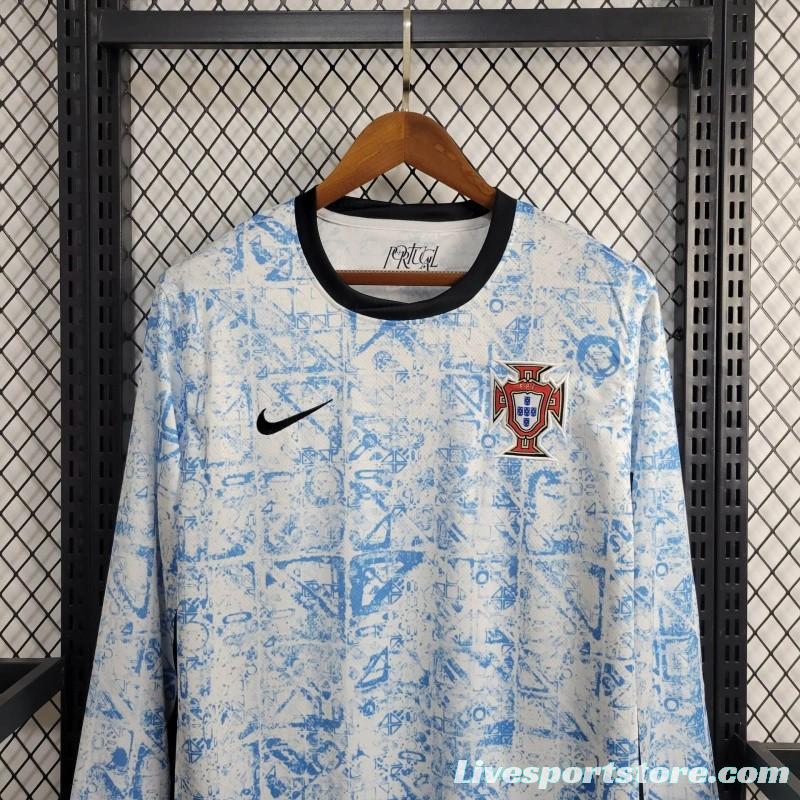 2024 Portugal Away Long Sleeve Jersey