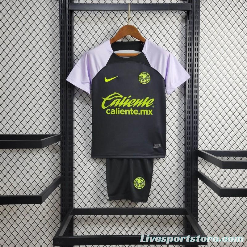 23/24 Kids Club America Purple Black Jersey