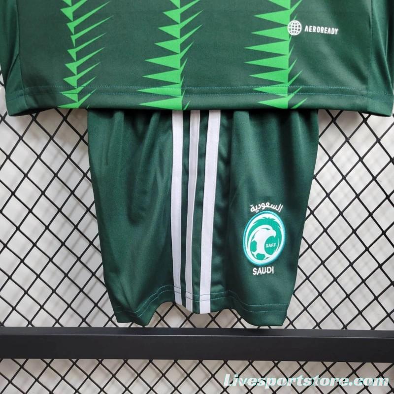 2024 Kids Saudi Arabia Home Jersey